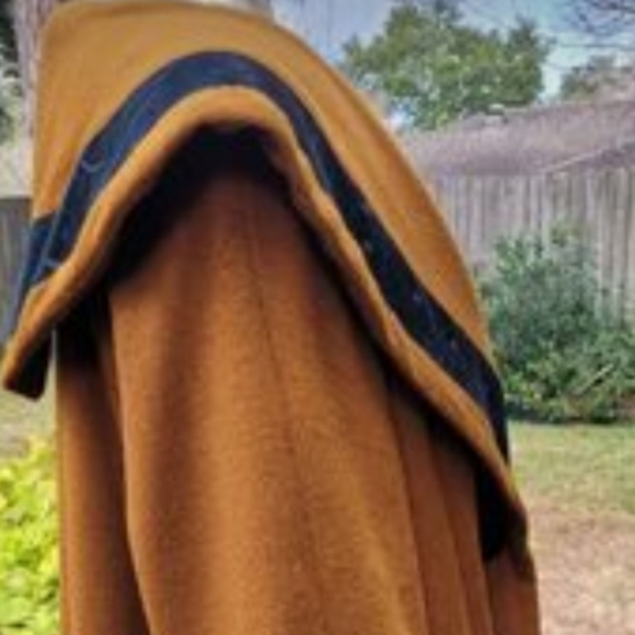 Vintage David Benjamin designer collection brown and black wool swing jacket - Picture 10 of 14